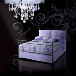 Letto imbottito con piedini Letto matrimoniale giove   a prezzo scontato^Pama Letti New