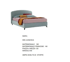 Letto imbottito modello Box bed di scontato 47%^Gienne New