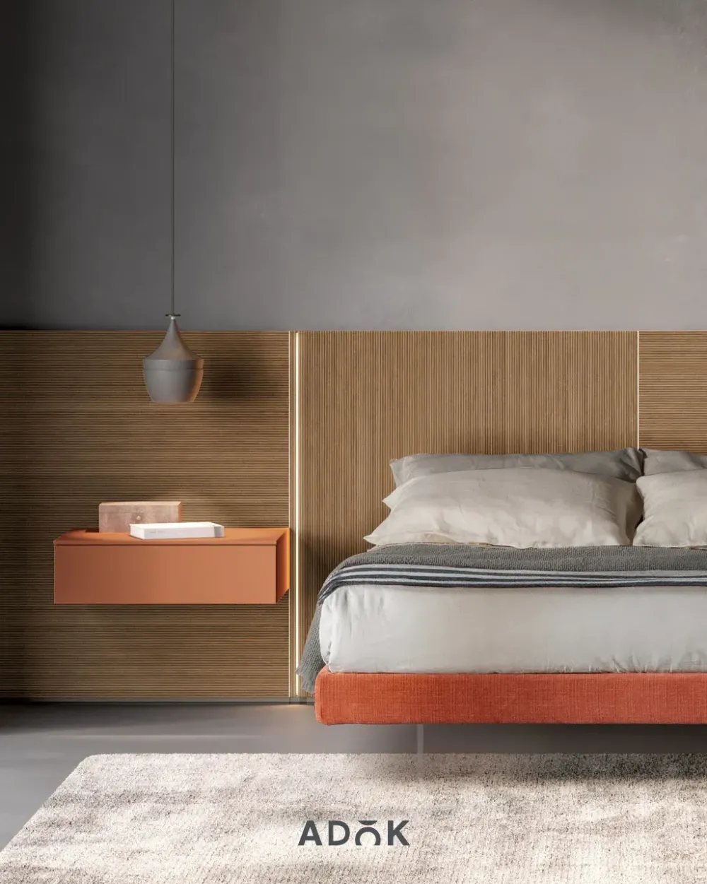 Letto imbottito modello Carrè di scontato 17%^Adok Clearance