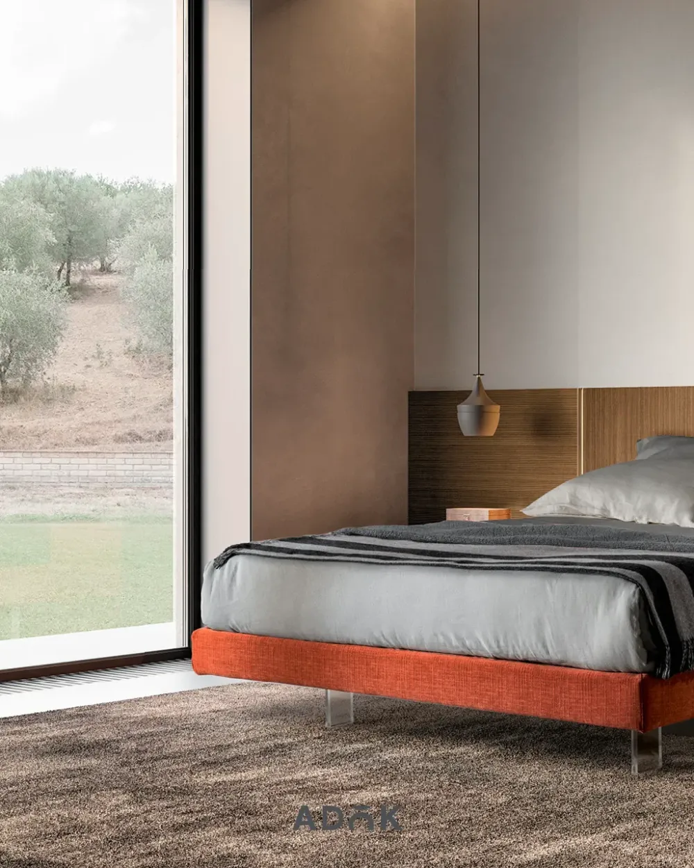 Letto imbottito modello Carrè di scontato 17%^Adok Clearance