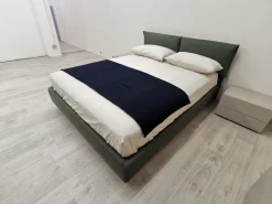 Letto imbottito modello Iorca di scontato 32%^Bolzan Outlet