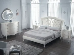 Artigianale Letto imbottito modello Letto dea di scontato 35%- Letti