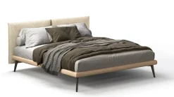 Letto imbottito modello Letto matrimoniale mod.kate di scontato 40%^F.lli Elli New