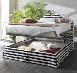Md work Letto imbottito modello Letto luxury doppio contenitore  di scontato 50%- Letti