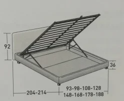 Online Letto imbottito modello Notturno: scopri il prezzo Letti