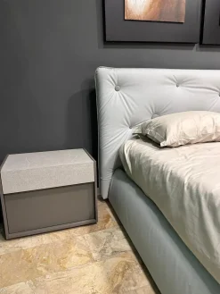 Letto imbottito modello Roger di scontato 50%^Giessegi Hot