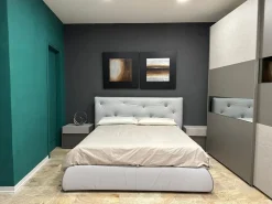 Letto imbottito modello Roger di scontato 50%^Giessegi Hot