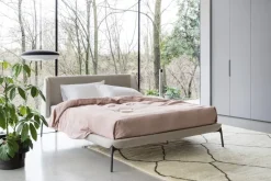 NovaMobili Letto imbottito modello Velvet di scontato 30%- Letti