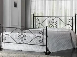Artigianale Letto in ferro battuto modello Firenze di scontato 25%- Letti