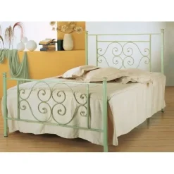 Artigianale Letto in ferro battuto modello Firenze di scontato 25%- Letti