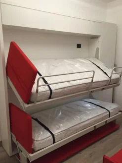 New Letto in legno a scomparsa Kali duo board 2200  a prezzo ribassato Letti