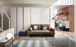 Clei Letto in legno a scomparsa Penelope 2 sofa'  a prezzo scontato- Letti