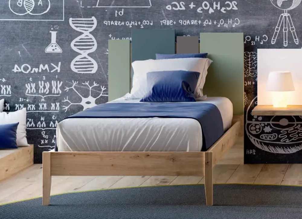 Letto in legno con gambe Mix a prezzo scontato^ZG Mobili Discount