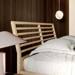 Letto in legno con giroletto Letto moderno ginevra Mottes selection a prezzo scontato^Collezione esclusiva Clearance