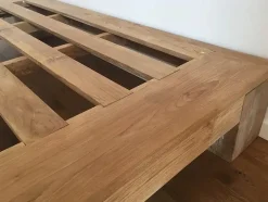 Letto in legno con giroletto Giroletto slat teak massello a prezzo scontato^Artigianale Sale