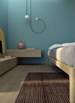 Letto in legno con giroletto Le fleur a prezzo ribassato^Fratelli Mirandola New