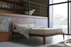 Pianca Letto in legno modello Spillo e  materasso rising dorelan di scontato 31%- Letti