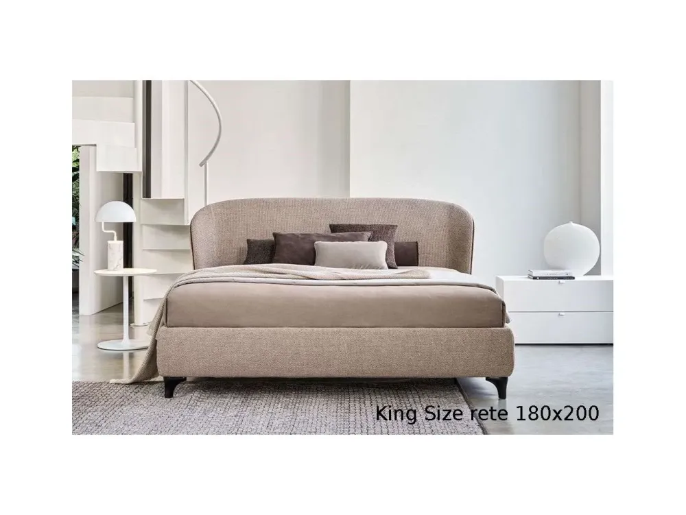 Twils Letto king size design Carnaby a prezzo ribassato- Letti