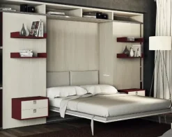 New LETTO Letto a scomparsa matrimoniale ante scorrevoli soggiorno in OFFERTA OUTLET - 22% Letti