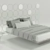 Md work LETTO Letto alta qualita cerchio italiano con comodini   SCONTATO- Letti