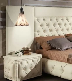 Md work Letto Letto imperiale pelle luxury italia di scontato del 47%- Letti