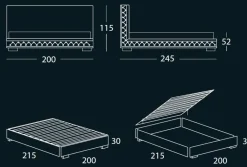 Best LETTO Letto luxury san marco in OFFERTA OUTLET - 45% Letti