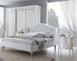 LETTO Letto matr. mod.eros capitonnè in promo-sconto 30% in OFFERTA OUTLET^EuroDesign Discount