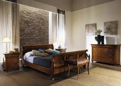 Clearance Letto  Letto matrimoniale a barchetta stile 800 scontato del -30 % Letti