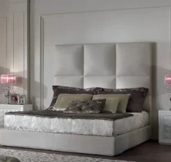 Md work LETTO Letto matrimoniale luxury made in italy velluto alta qualita' SCONTATO- Letti