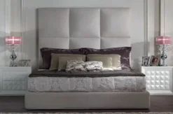 Md work LETTO Letto matrimoniale luxury made in italy velluto alta qualita' SCONTATO- Letti