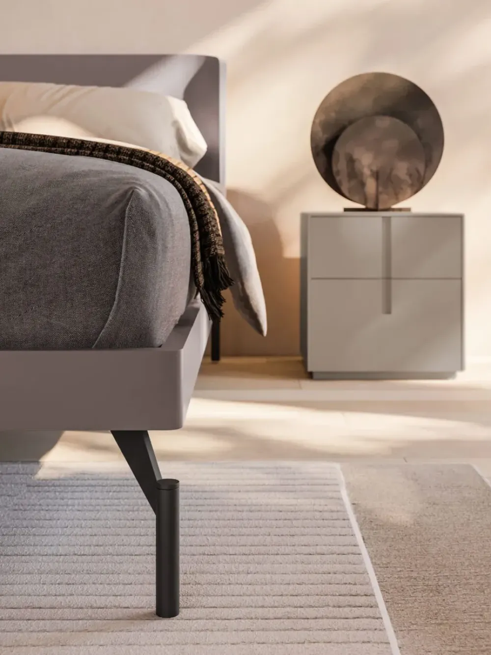 Letto Letto matrimoniale modello aura SCONTATO a PREZZI OUTLET^Orme New