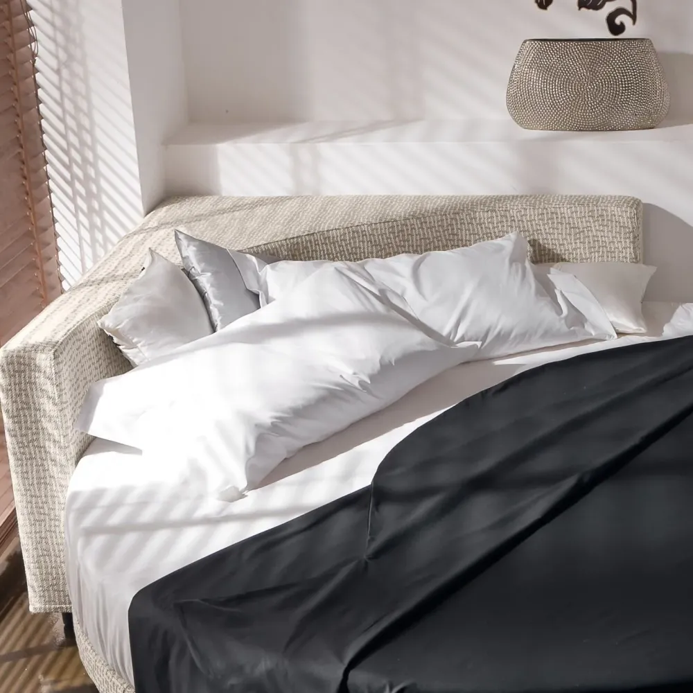Md work Letto Letto rotondo completo di materasso e lenzuola SCONTATO a PREZZI OUTLET- Letti