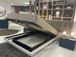 Letto Letto solano plissè di scontato del 36%^Santalucia New