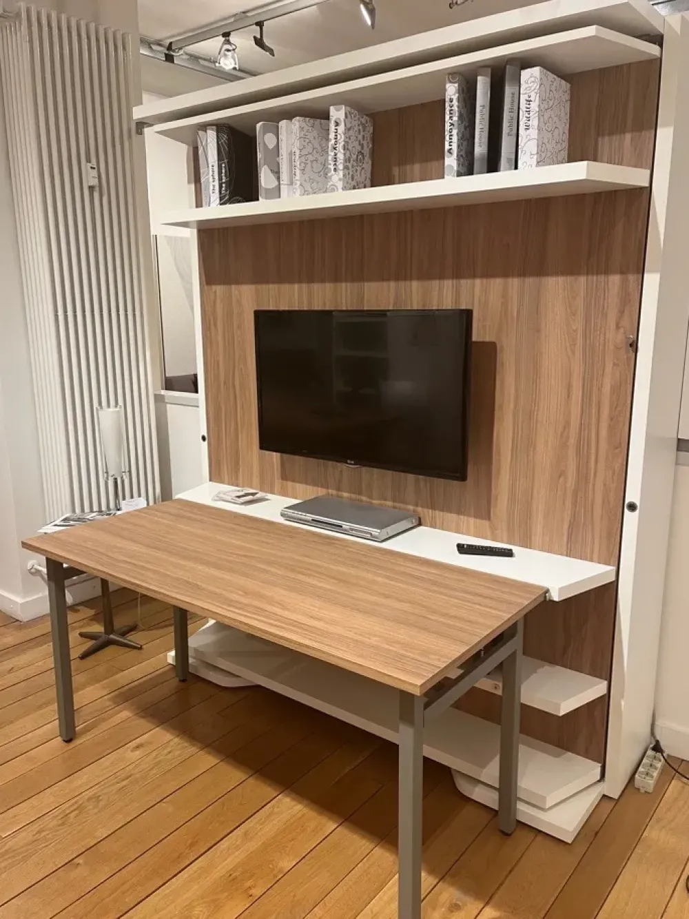 Clei LETTO Lgm 2.0 book + table free in OFFERTA OUTLET - 30%- Letti