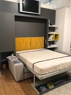 Letto matrimoniale a scomparsa -promozione per nuova apertura punto vendita a prezzo scontato^Clei