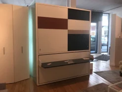 Letto matrimoniale a scomparsa -promozione per nuova apertura punto vendita a prezzo scontato^Clei