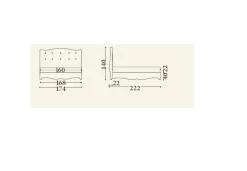 Md work Letto matrimoniale classico Luxury  toscano   a prezzo scontato- Letti