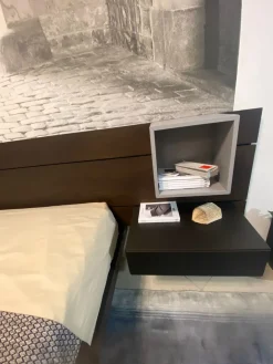 Fimar Letto matrimoniale con contenitore Sorvolo a prezzo ribassato- Letti