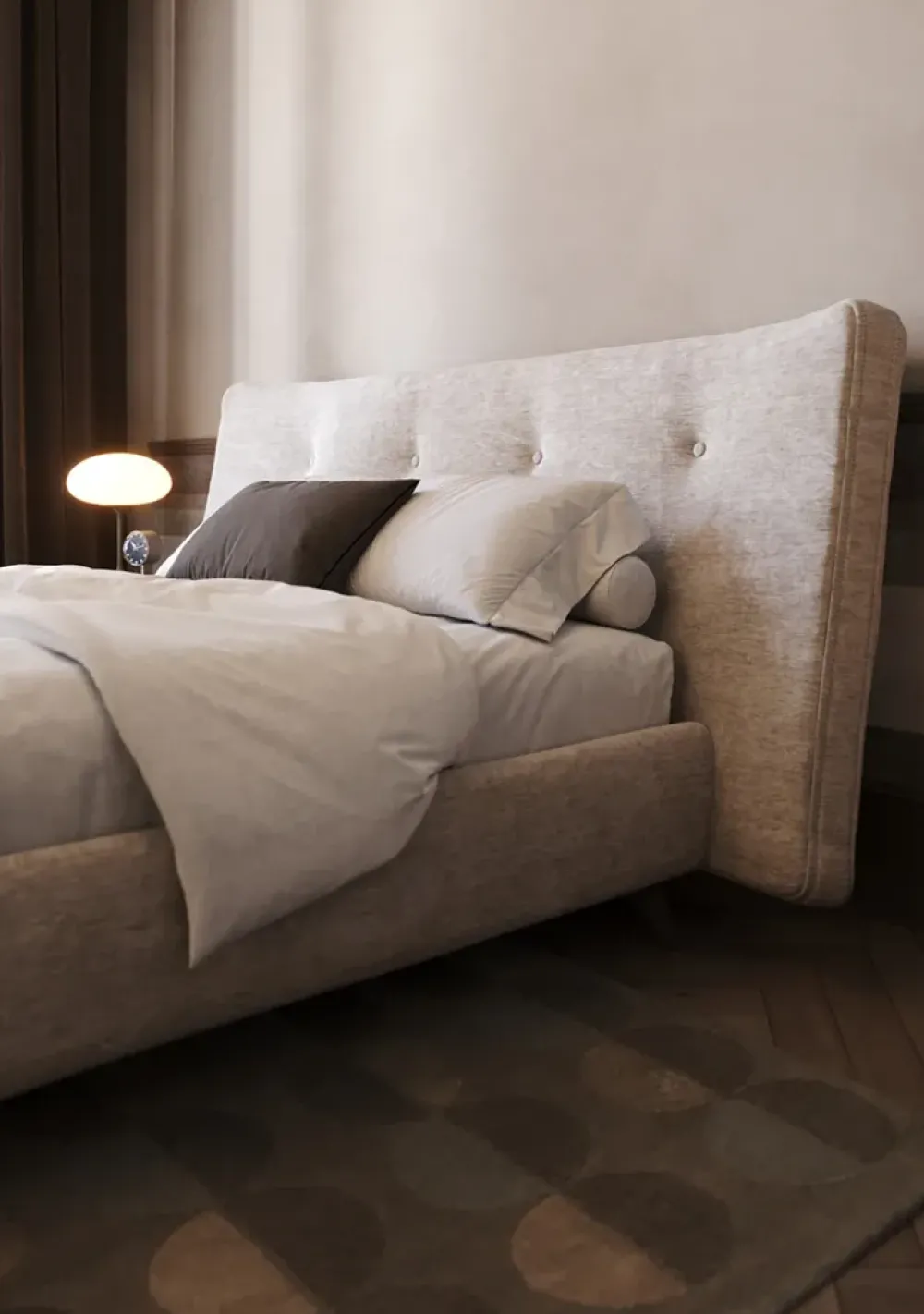 Giessegi Letto matrimoniale con contenitore Diva a prezzo ribassato- Letti