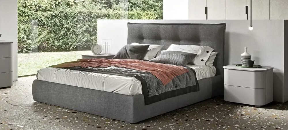 Outlet Letto matrimoniale con contenitore Leggo a prezzo scontato Letti