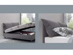 New Letto matrimoniale con contenitore Plissè a prezzo scontato Letti