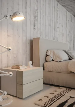 Outlet Letto matrimoniale con contenitore Letto mod.sand di con contenitore scontato del 30% a prezzo ribassato Letti