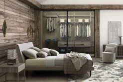 Discount Letto matrimoniale con gambe Metropolitan a prezzo scontato Letti