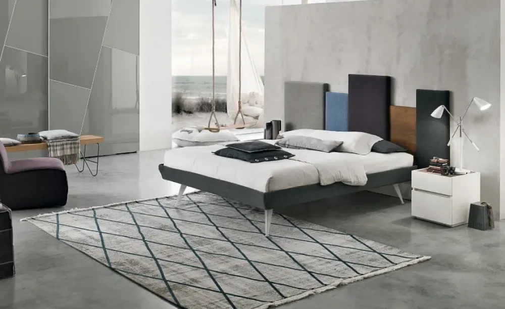 Letto matrimoniale con gambe Letto sistema skyline a prezzo ribassato^Tomasella Discount