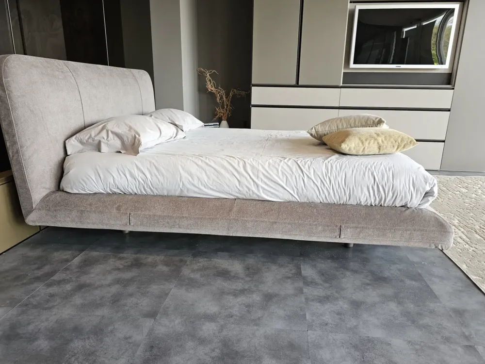 Ditre Italia Letto matrimoniale con giroletto Avalon a prezzo riservato- Letti