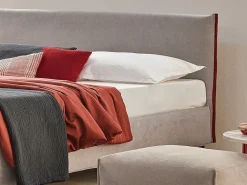 Letto matrimoniale con giroletto Dionisio a prezzo ribassato^Rosini Discount