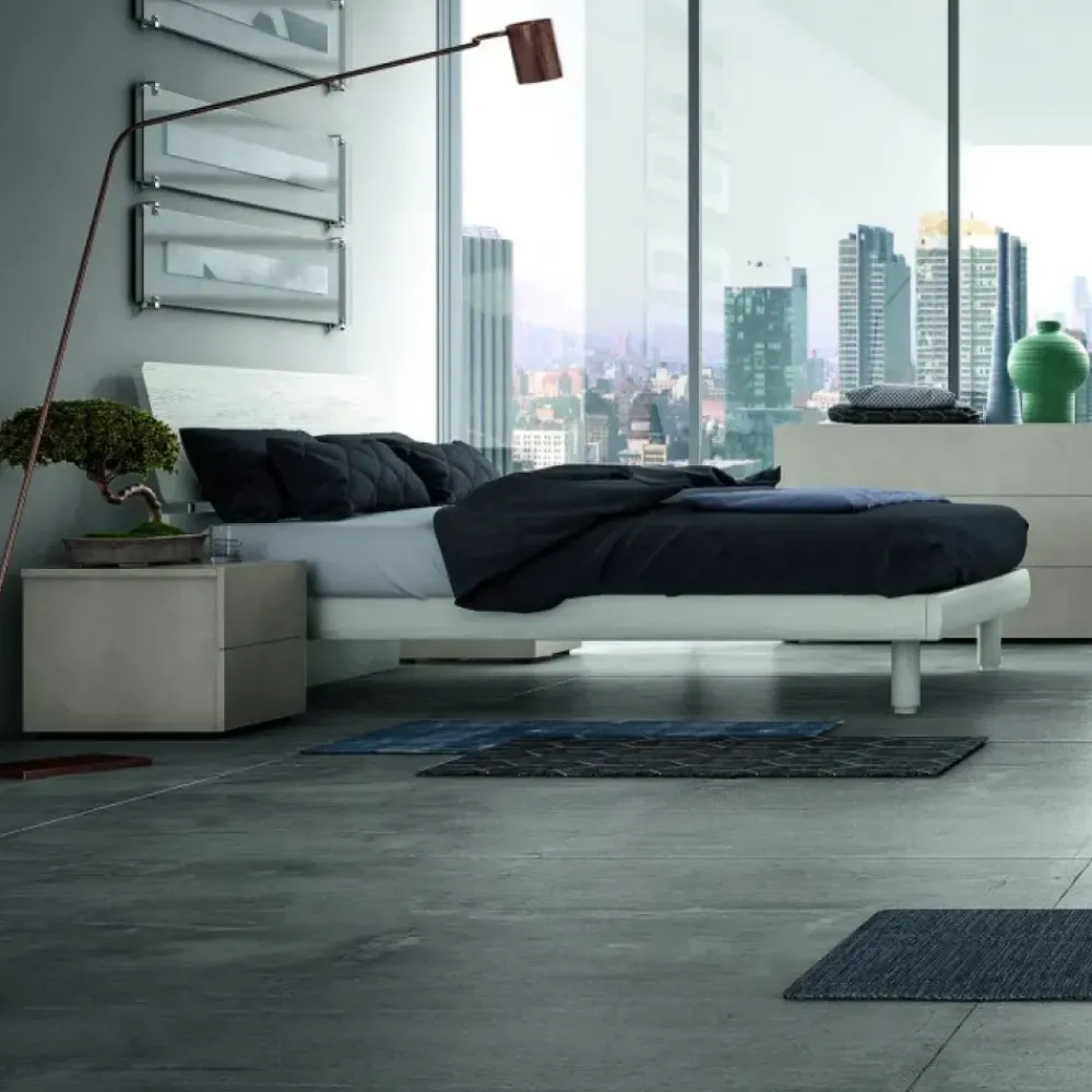 New Letto matrimoniale con giroletto Vela a prezzo ribassato Letti