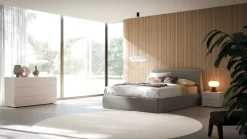 Orme Letto matrimoniale con giroletto Letto matrimoniale modello tessa a prezzo scontato- Letti