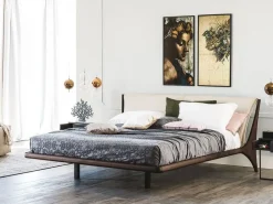 Letto matrimoniale con giroletto Nelson a prezzo scontato^Cattelan Italia Outlet