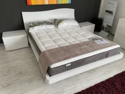 Santalucia Letto matrimoniale con giroletto Letto santa lucia melaminico melaminico scontato a prezzo scontato- Letti